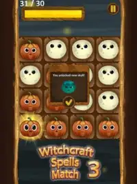 Witchcraft Spells Match 3 Screen Shot 1