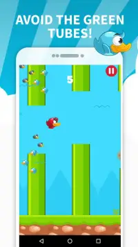 The Flappy Duck Screen Shot 1