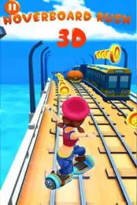 Subway Hoverboard Surf Rush Screen Shot 2