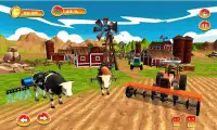 Bull Farming Village Farm 3D Screen Shot 4