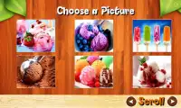 アイスクリームジグソーパズルゲーム無料 Screen Shot 1