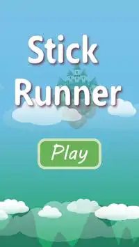 Stick Runner - Girl on Cloud Screen Shot 0