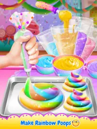 Unicorn Poop - Sweet Trendy Desserts Food Maker Screen Shot 1