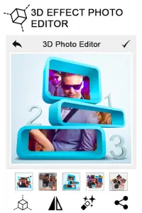3D Photo Effect Editor : 3D Art Photo Maker Screen Shot 3