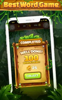 Word Jungle: Word Games Puzzle Screen Shot 6