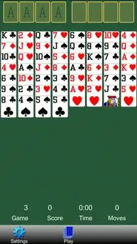 FreeCell Solitaire Classics Screen Shot 0