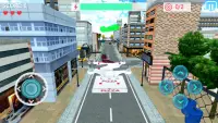 Drone Pizza Delivery 3D Screen Shot 2