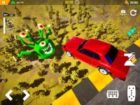 Mega Car Crash Ramp Автомоби Screen Shot 9