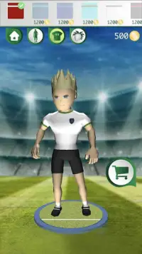 Eleven Goal - 3D football parusa shootout game Screen Shot 4