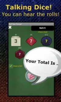 Talking Dice (Free) Screen Shot 0