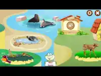 Kids Zoo, animal sounds & pictures, games for kids Screen Shot 0