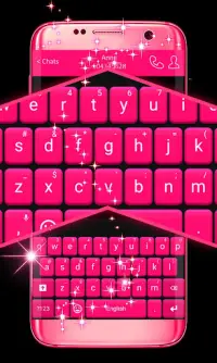 Pink Keyboard For WhatsApp Screen Shot 2