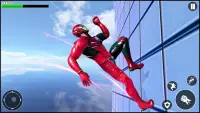 पावर नायक लड़ाई: नि: शुल्क अजीब मकड़ी खेल 2020 Screen Shot 4