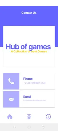 Hub of all games in one App Screen Shot 3