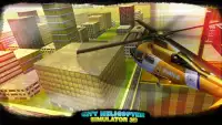 शहर हेलीकाप्टर सिम्युलेटर 3 डी Screen Shot 3