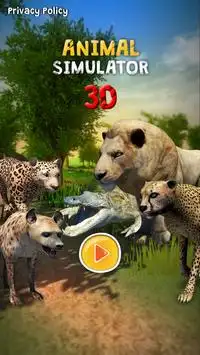 Animal Simulator 3D - Predadores Safari Especial Screen Shot 0