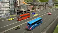 Шоссе автобус имитатор 2017-крайность Вождение Screen Shot 3