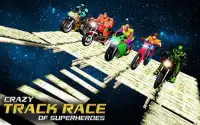 Superhero Moto Bike Race: Impossible Stunts Screen Shot 5