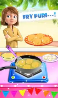 Pani puri maker-indian cooking chef golgappa maker Screen Shot 3