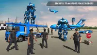Pengangkut Robot Mobil Polisi Screen Shot 1