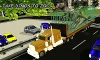 Camion trasportatore dinosauro Screen Shot 1