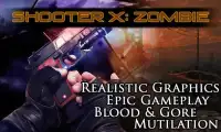 Shooter X: Zombie Screen Shot 2