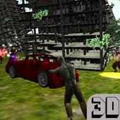 Zombie Gerakan Bump 3D