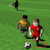 कार्रवाई फुटबॉल खेल 3 डी