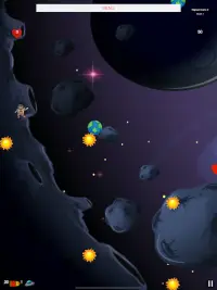 Flying Astronaut Game: 1  Kids simple fun game Screen Shot 0
