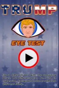 Trump Eye Test Screen Shot 0