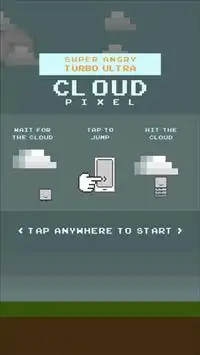Super Angry Cloud Pixel Screen Shot 2