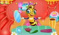 Уход за пчелами Красивые игры Screen Shot 1