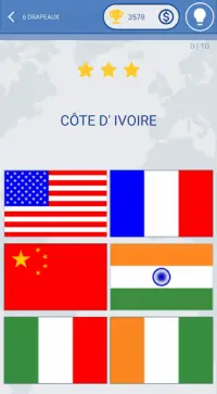 Les drapeaux du monde Quiz Screen Shot 4