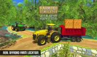 Offroad Farming Tractor Cargo Drive Simulator 2019 Screen Shot 8
