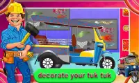 Tuk Tuk Builder & Repair Game Screen Shot 2
