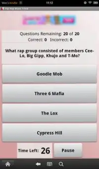 Hip Hop Music Trivia Screen Shot 1