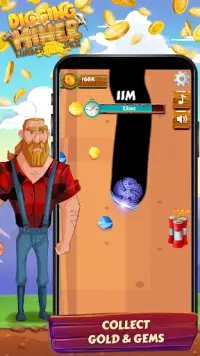 Digging Miner Lumber Jack – Idle Clicker Game Screen Shot 0