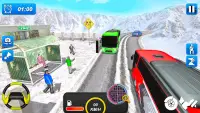 Snow Bus Simulator Games Screen Shot 1