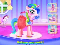Prinses Pony Schoonheid makeover: Eenhoorn Salon Screen Shot 3