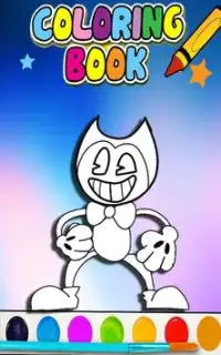 How To Color bendy and the ink machine - for kids- Screen Shot 3