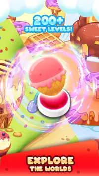 Ice Cream Blast - Jeux de Match 3 gratuits Screen Shot 2