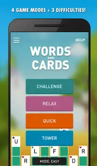 Words & Cards - Free Screen Shot 1