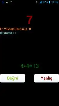 4 İşlem Oyunu Screen Shot 6