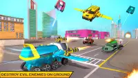 Ônibus elétrico Jogos de Vôo - Flying Bus Games 3D Screen Shot 9