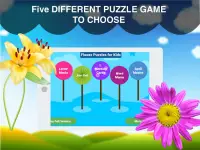 Flowers Puzzles for Kids Screen Shot 5