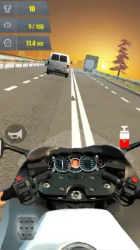Moto Traffic Speed 3D Screen Shot 1