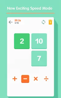 Math 24 - Jogo Clássico de Matemática Screen Shot 6