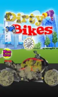 Lave jogos de bicicleta suja Screen Shot 0