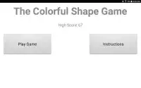 The Colorful Shape Game Screen Shot 0