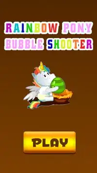 Rainbow Pony Bubble Shooter Screen Shot 1